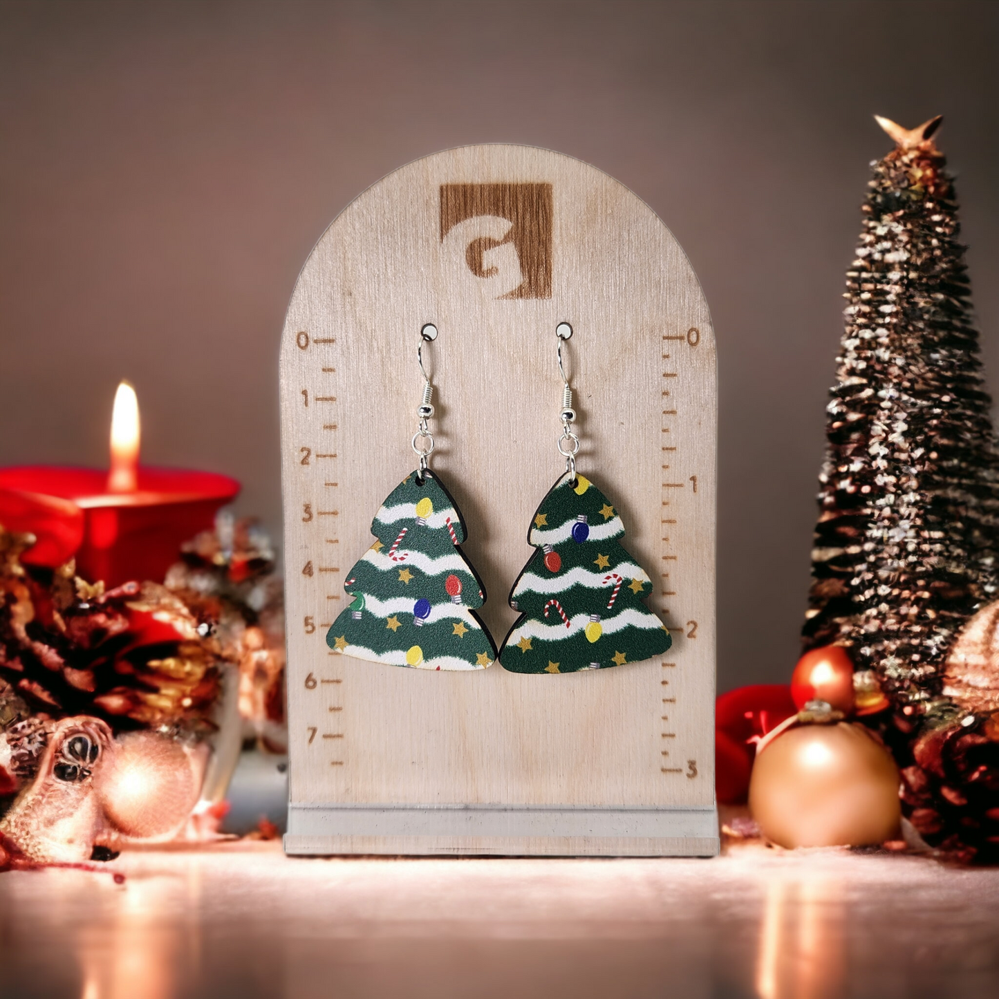 Decorated Christmas Trees - Dangle