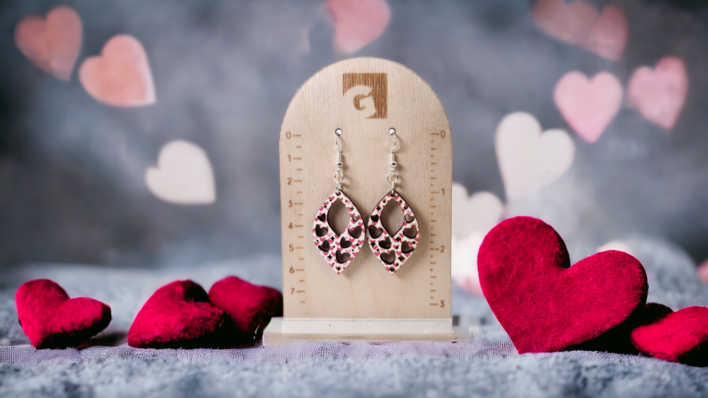 Valentines- Small Hearts Teardrop