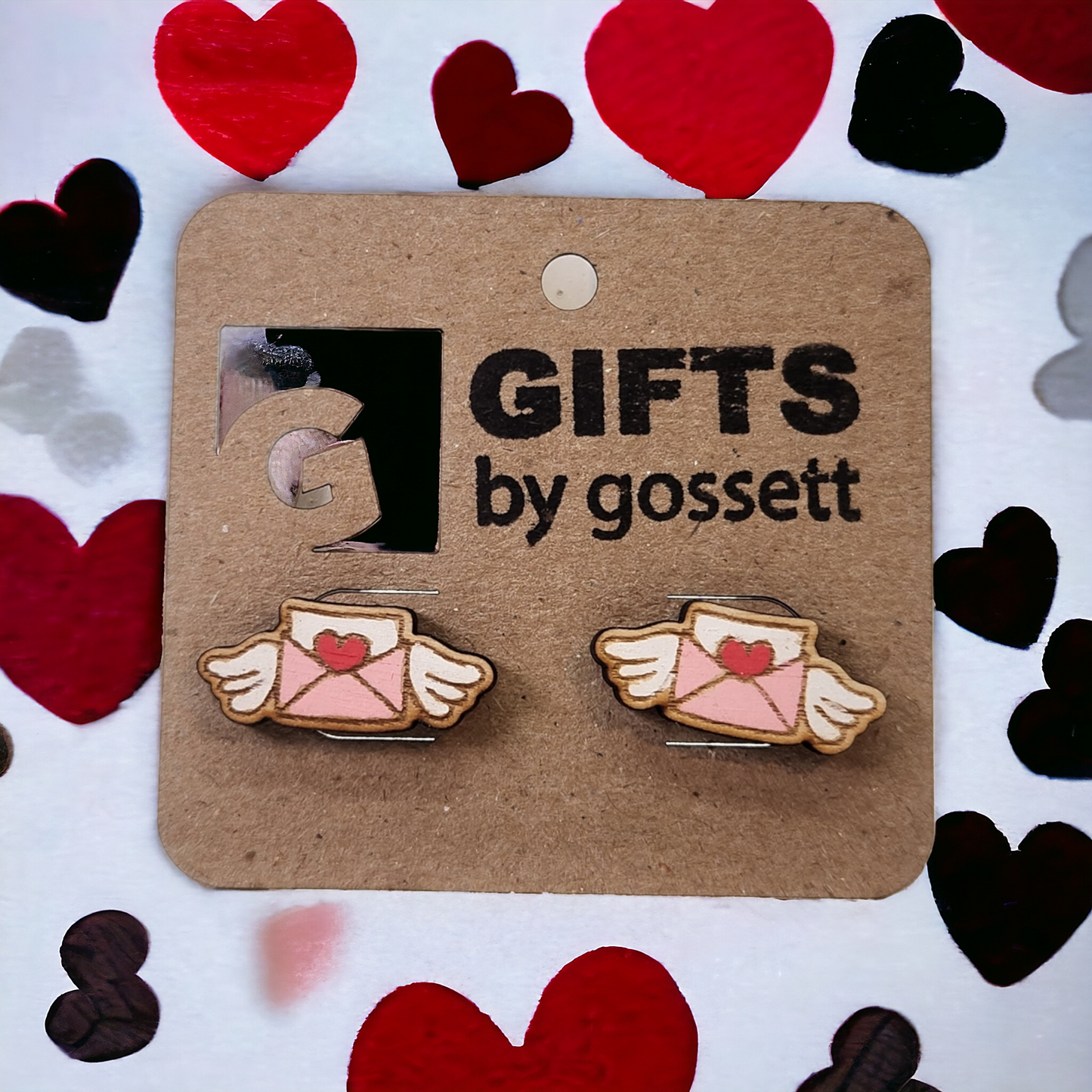 Valentines - Love Letter Studs