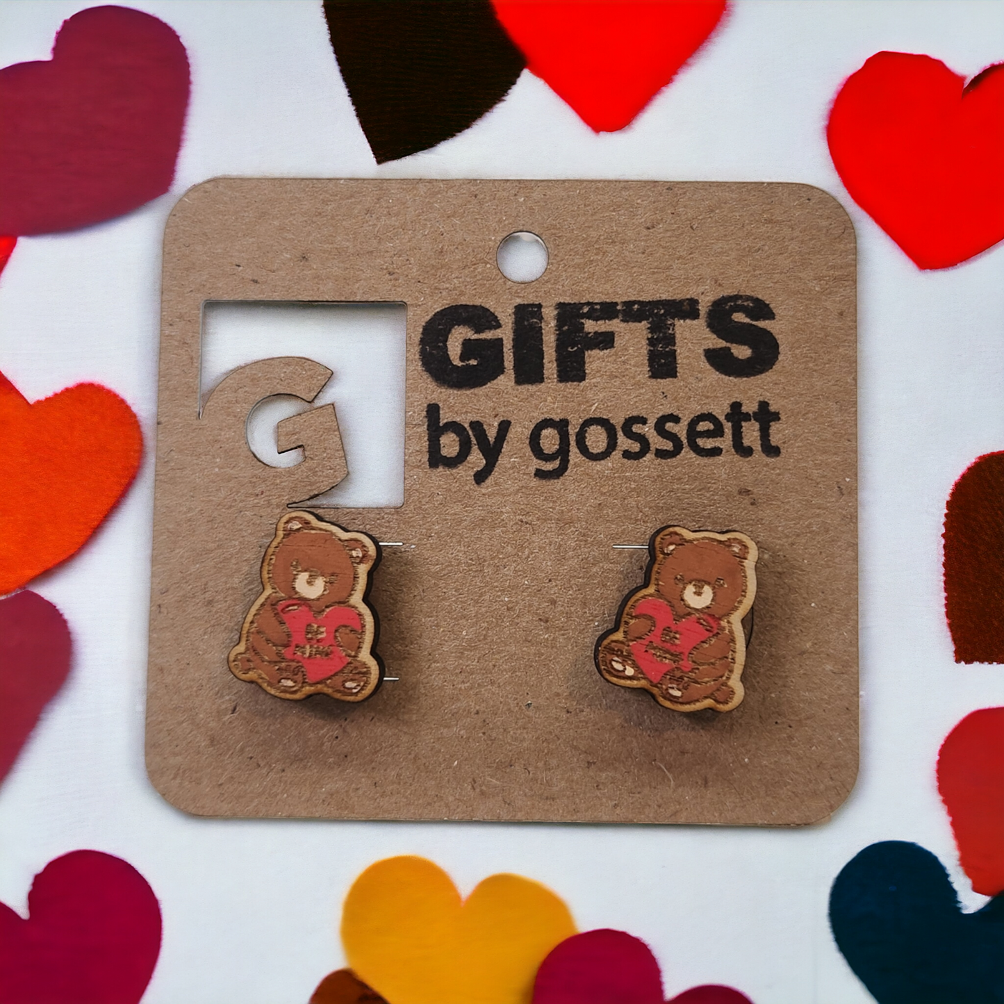 Valentines - Teddy Bear Stud