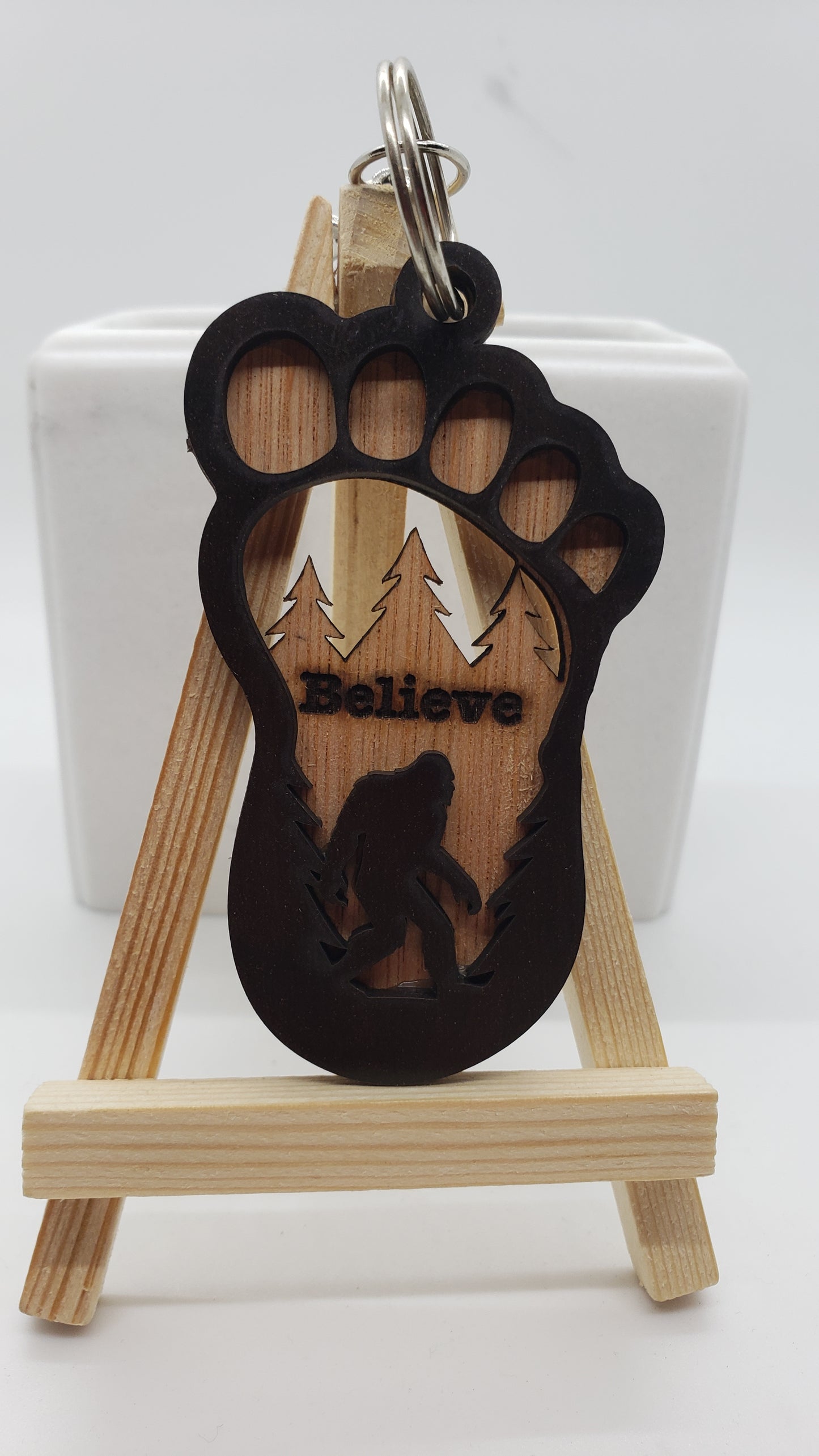 Bigfoot Keychain