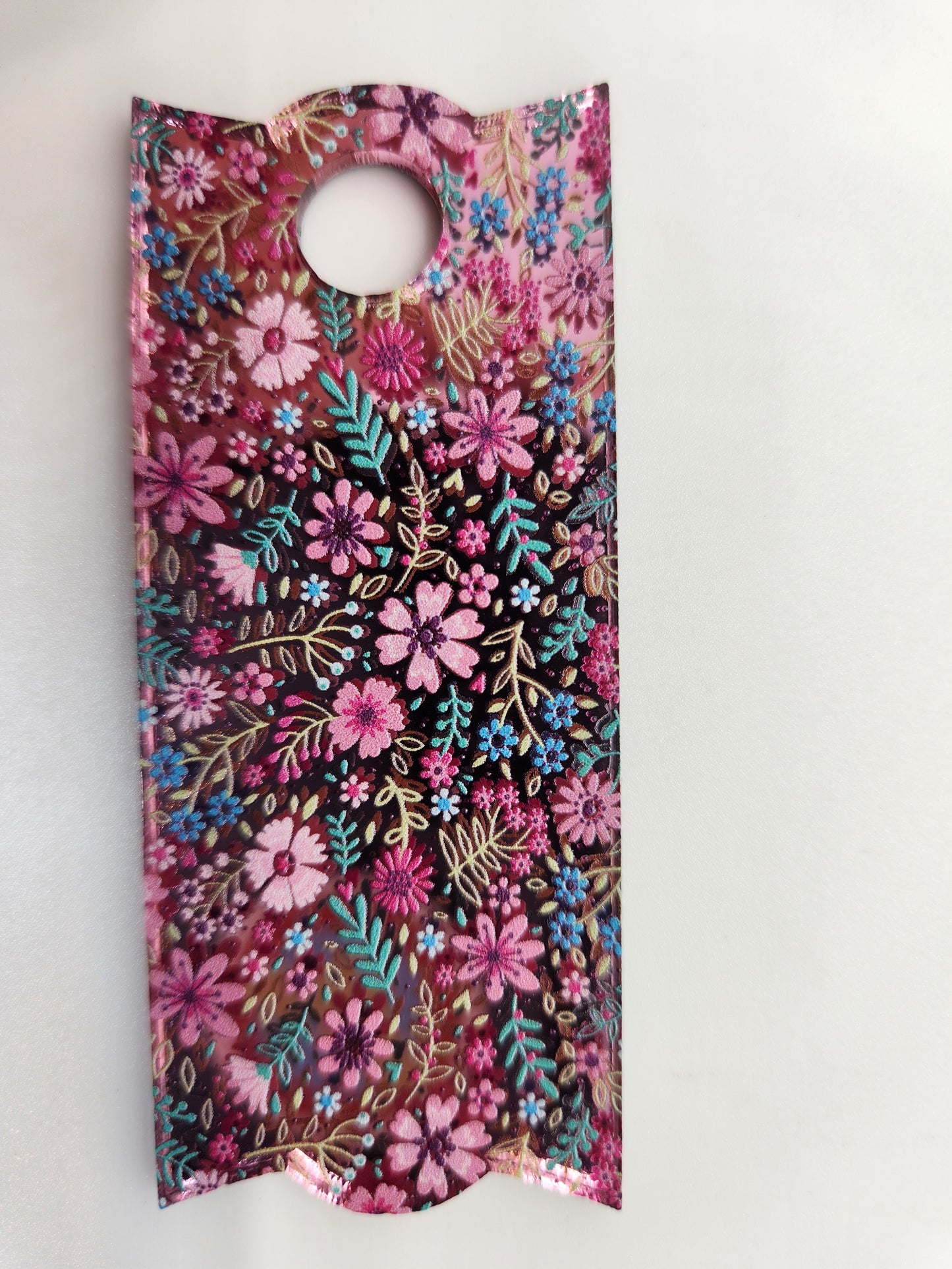 Micro Floral Pink Mirror | Stanely Topper